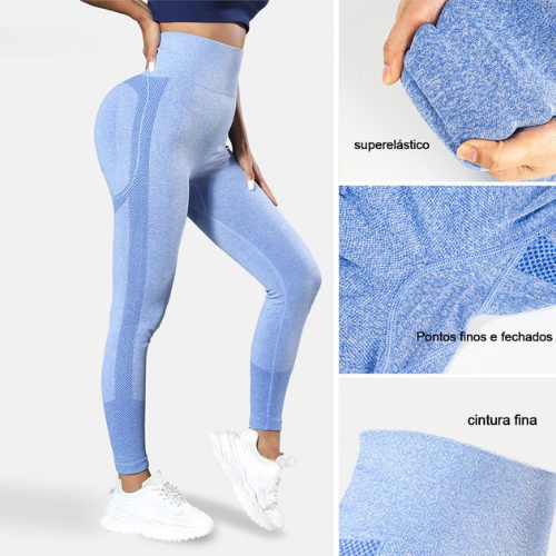 Calça legging feminina esportes academia yoga cintura alta com elasticidade